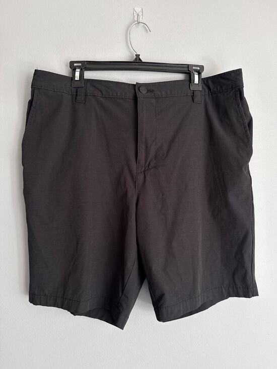 Banana Republic Other - Banana Republic Black Flat Front Shorts Men Size 38 Quiet Luxury Elevated Basics